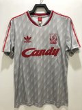 Retro 89/91  Liverpool  Away    soccer Jersey  Thai  Qaulity