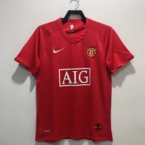 Retro 2008 Man United  Home  Champions league   soccer Jersey  Thai  Qaulity
