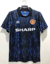 Retro 1993 Man United  black blue  soccer Jersey  Thai  Qaulity