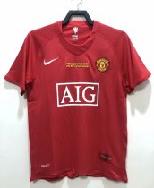 Retro 2008 Man United  Home  The champions league game   soccer Jersey  Thai  Qaulity