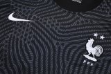 2022 World Cup France GK Black Long Sleeve Soccer Jersey Fans Version