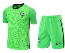 2022 World Cup France GK Green Set  Soccer Jersey Fans Version