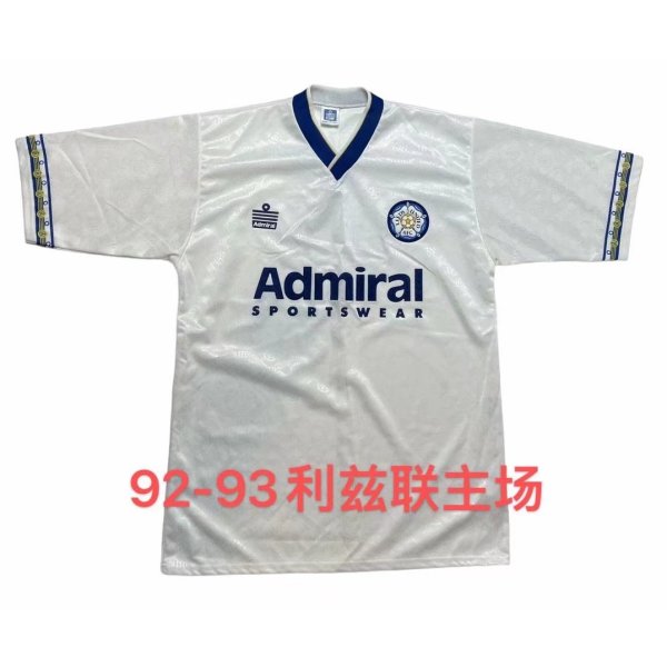 Retro 92/93 Leeds united  Home White  Jersey  A2