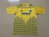 Retro 92/93  Leeds  United  Away  Yellow Retro soccer Jersey