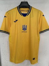 2022 World Cup Ukraine Home Yellow Jersey Fans Version  A8