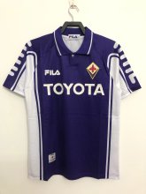 Retro 99-00  ACF Fiorentina  Home  Soccer Jersey A9