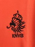 1998 Netherlands Home  Orange Retro Fan Version Soccer Jersey A9