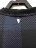 Retro 2013/14  Man United  Away Black  soccer Jersey  A9