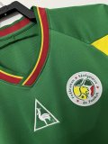 Retro  2002 Senegal  Away Green Fan Version  Soccer Jersey A9