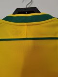 Retro 1998 Brazil  Home Yellow Fan Version Jersey  Thai  Qaulity A9