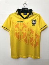 Retro 1994 Brazil Home Yellow   Fan Version Jersey  Thai  Qaulity A9