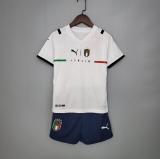 2022  World Cup Italy Away kids White  Fans Version Jersey