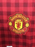 Retro 2012/13  Man United  Home Red  soccer Jersey  A9