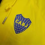 20/21 Boca Blue and Yellow White Windbreaker With Cap Thai Quality