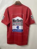 FIA Formula 1 Racing  McLaren 1991 Red  T - Shirt  High Quality F1 赛车服    A10