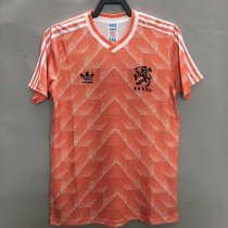 Retro 1988 Netherlands Home  Orange   Fans Version Soccer Jersey