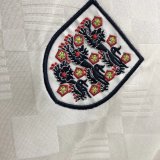 Retro 1990 England  Home White  Fans Version  Soccer Jersey