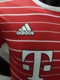 22/23  Bayern Munich  Home Red Player Version Soccer Jersey