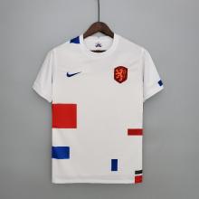 2022 World Cup  Netherlands Holland  Away White  Fans Version Jersey