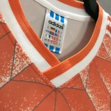 Retro 1988 Netherlands Home  Orange   Fans Version Soccer Jersey
