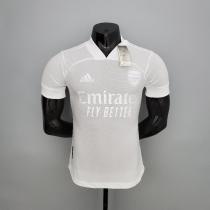 2022 Arsenal All White  Player  Version  Jersey