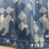 Retro 1990 England Third Blue  Fans Version Soccer Jersey