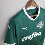 all sponsor  22/23 Palmeiras Home Green Fans  Version Soccer Jersey