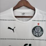 all sponsor 22/23 Palmeiras Away White Fans  Version Soccer Jersey