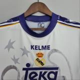 Retro  97-98 Real Madrid Champions League 7 Champions Commemorative Edition  Soccer Jersey