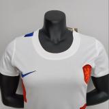 2022 World Cup  Netherlands Holland Away White Woman Soccer Jersey 女装