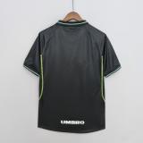 Retro 1988 Man United  Away Black  soccer Jersey