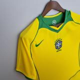 Retro 04/06  Brazil  Home Yellow  Fans Version  Socce Jersey