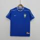 Retro 1998 Brazil  Away Blue  Fans Version Socce Jersey