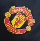 Retro 1988 Man United  Away Black  soccer Jersey