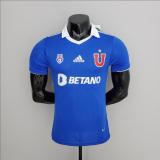 22/23  Universidad de Chile Home Blue player version Jersey