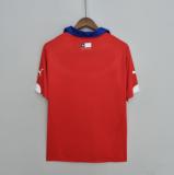 Retro 2014 Chile Home Red  Fans Version Soccer Jersey