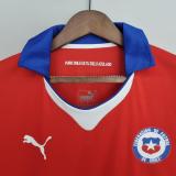 Retro 2014 Chile Home Red  Fans Version Soccer Jersey