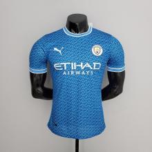 22/23  Man City  Special Edition Blue Player  Version Soccer Jersey