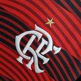 All Sponsor  22/23  Flamengo Home  Fans Version Soccer Jersey