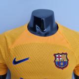 22/23 Barcelona  Player  Version Yellow  Training  Jersey