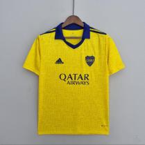 22/23 Boca Juniors  Third  Yellow Fans Version Soccer Jersey