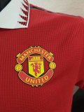 22/23 Man United Home Red Player Version Soccer Jersey