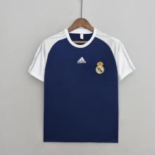 22/23  Real Madrid  Blue Training Fan Version Soccer Jersey