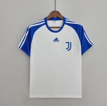 22/23 Juventus White Training Fan Version Soccer Jersey