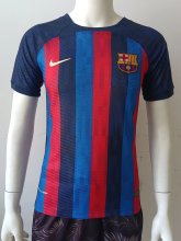 22/23  Barcelona  Home Player Version Soccer Jersey