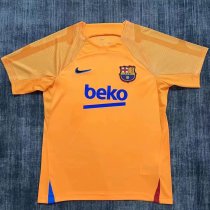 22/23 Barcelona  Fans Version Yellow  Training  Soccer Jersey