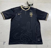 2022 Brazil  Black Special Edition  Fans version Soccer Jersey