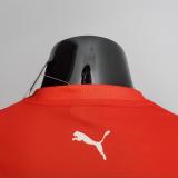 2022 F1 Formula One  Racing  Ferrari  LECLERC #16 Red crew neck T-shirt High Quality 法拉利赛车服 A10