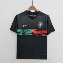 2022  Portugal Black Fans Version  Soccer jersey