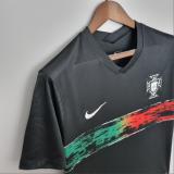 2022  Portugal Black Fans Version  Soccer jersey